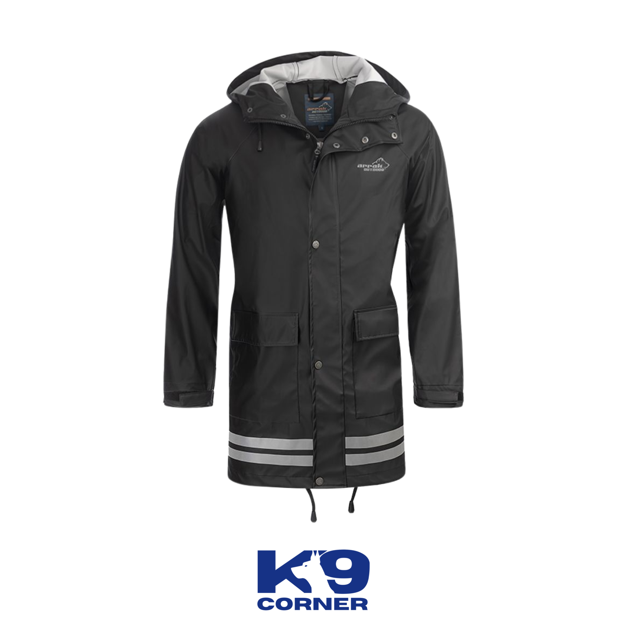 ＜RAINMAKER＞FUNCTIONAL BOA ORIENTAL COAT Arrak Rain Coat Black Unisex – K9 Corner