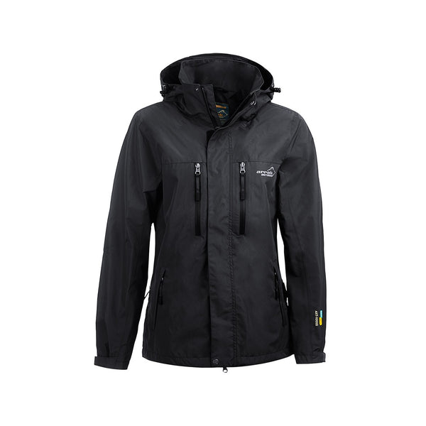 Arrak Rain Jacket women's black front