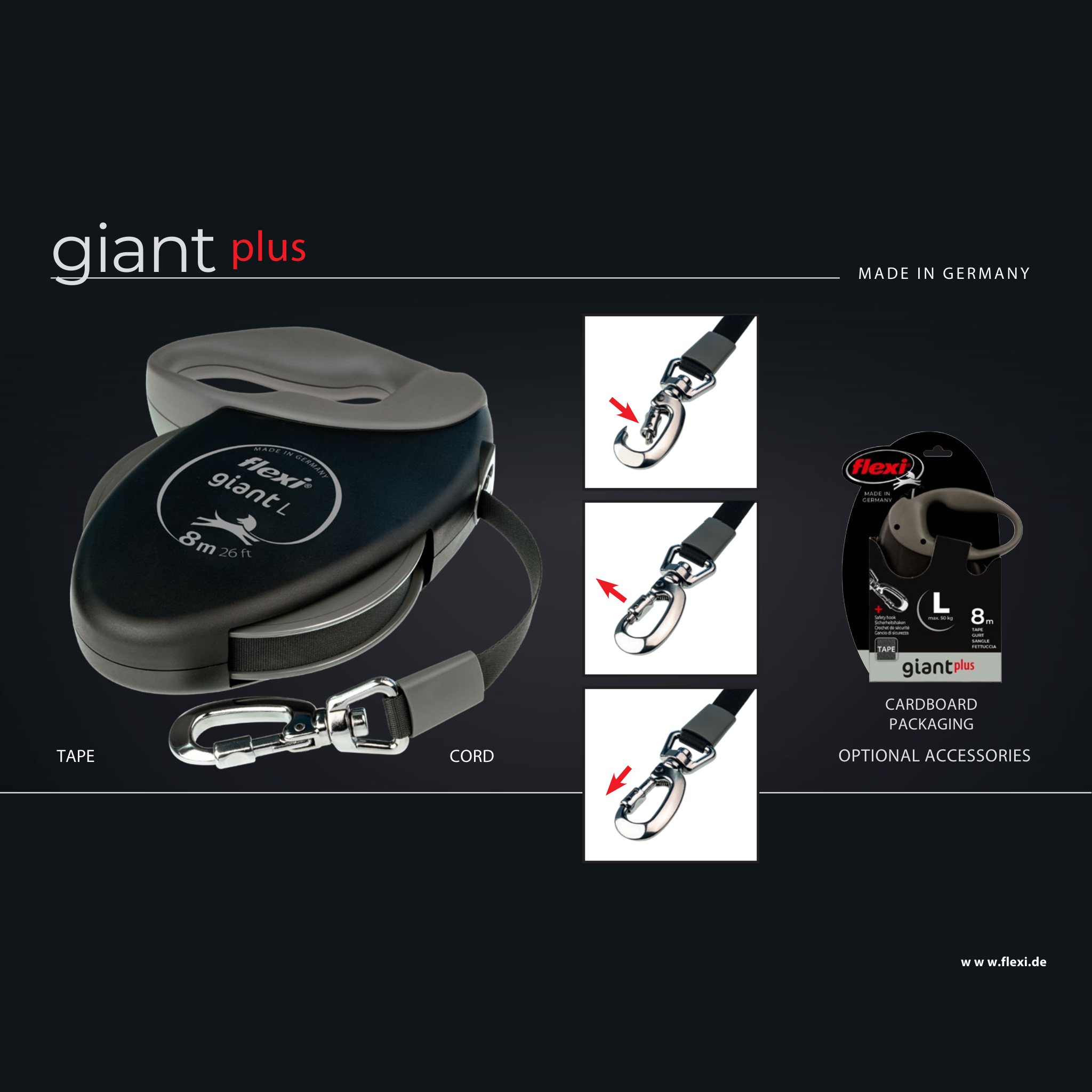 Flexi Giant 8m Retractable Dog Lead – Large, Neon Tape – K9 Corner Flexi Giant 8m Retractable Dog Lead – Large, Neon Tape – K9 Corner
